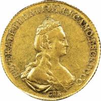 (1778, СПБ) Монета Россия-Финдяндия 1778 год 5 рублей  Тип 1 Золото Au 917  UNC